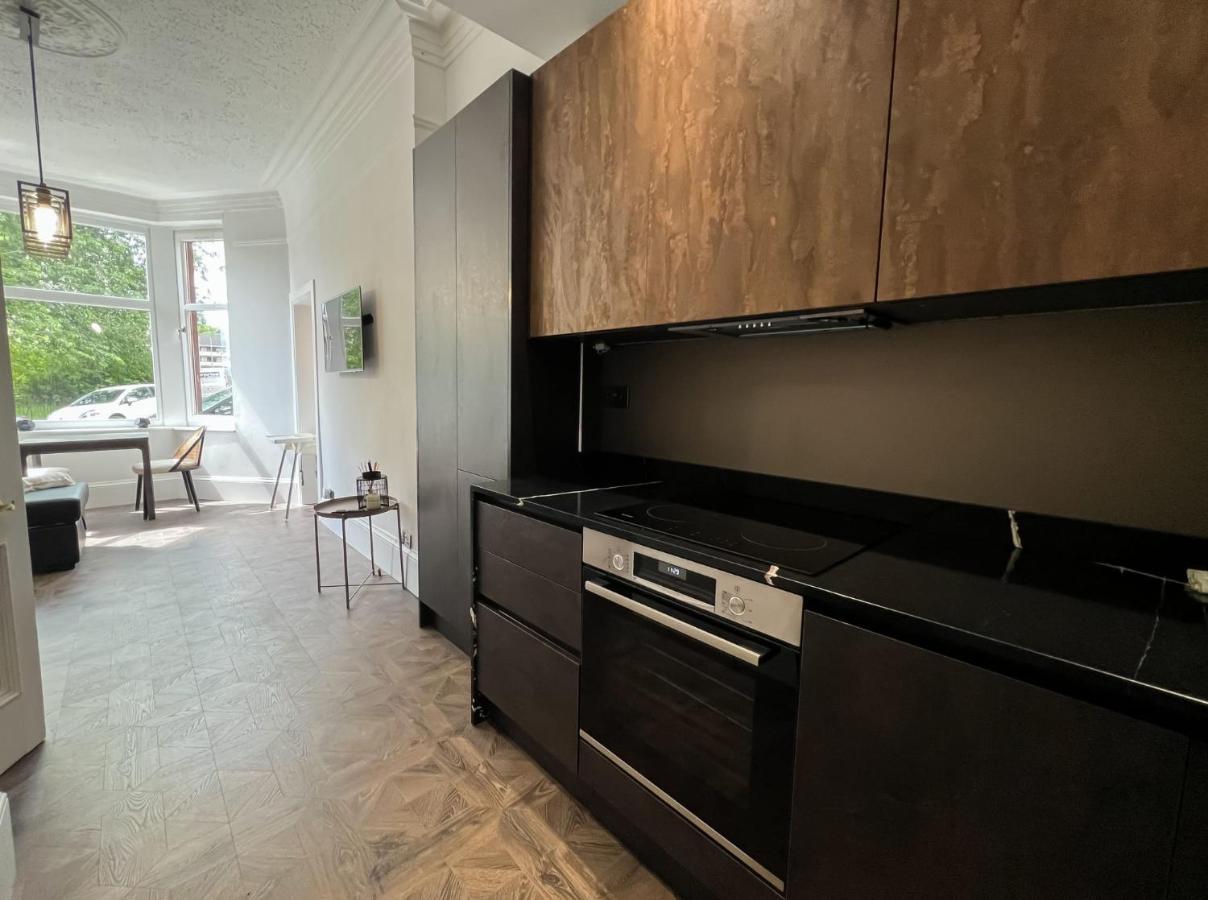 Ferienwohnung Modern 1BR West End Flat Glasgow Exterior foto