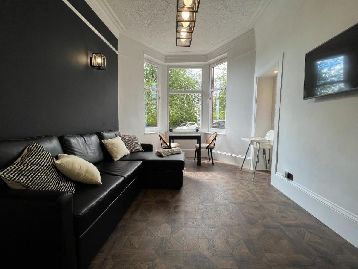 Ferienwohnung Modern 1BR West End Flat Glasgow Exterior foto