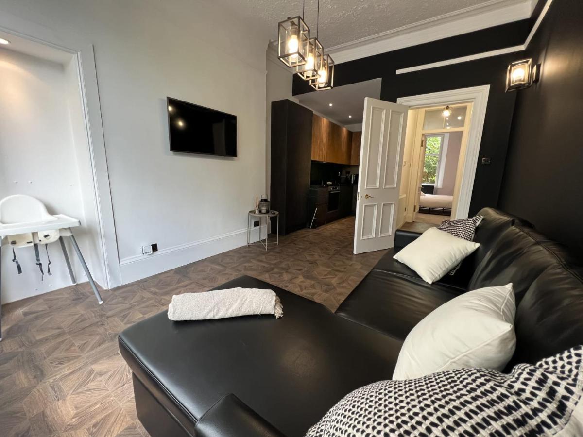 Ferienwohnung Modern 1BR West End Flat Glasgow Exterior foto